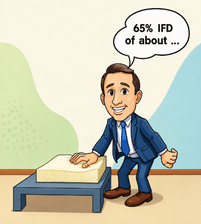 سختی فوم (IFD) معیاری برای سنجش فوم